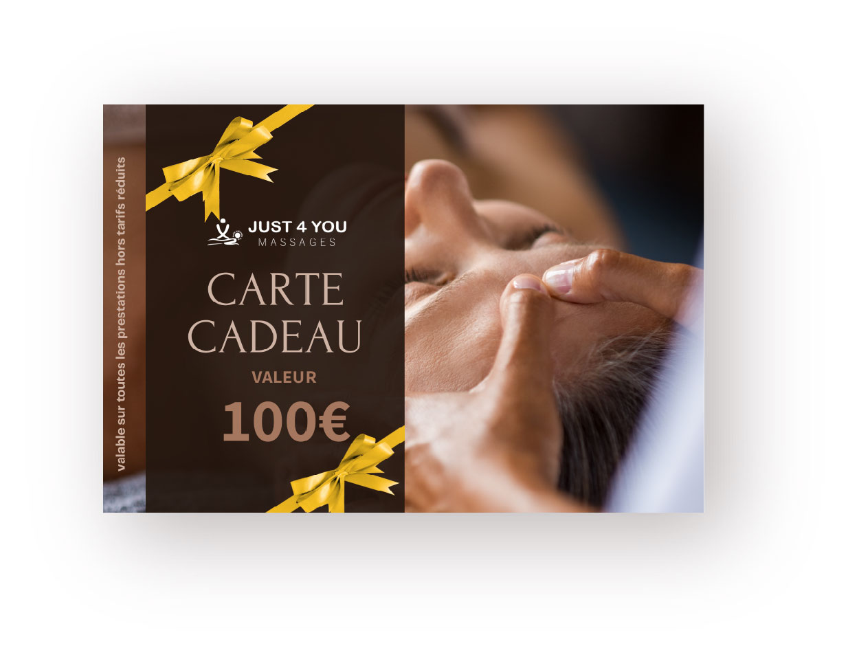 Carte cadeau Bien-être Just4you 100