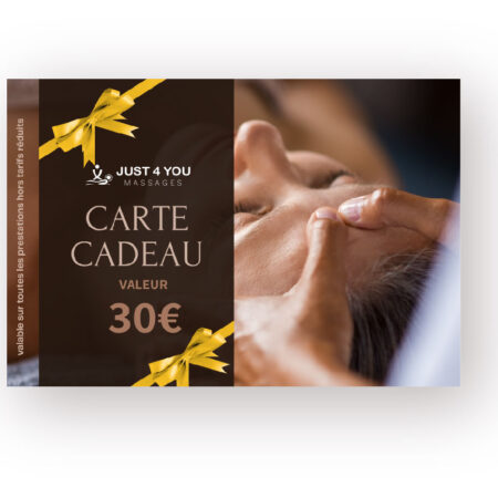 Carte cadeau Bien-être Just4you 30